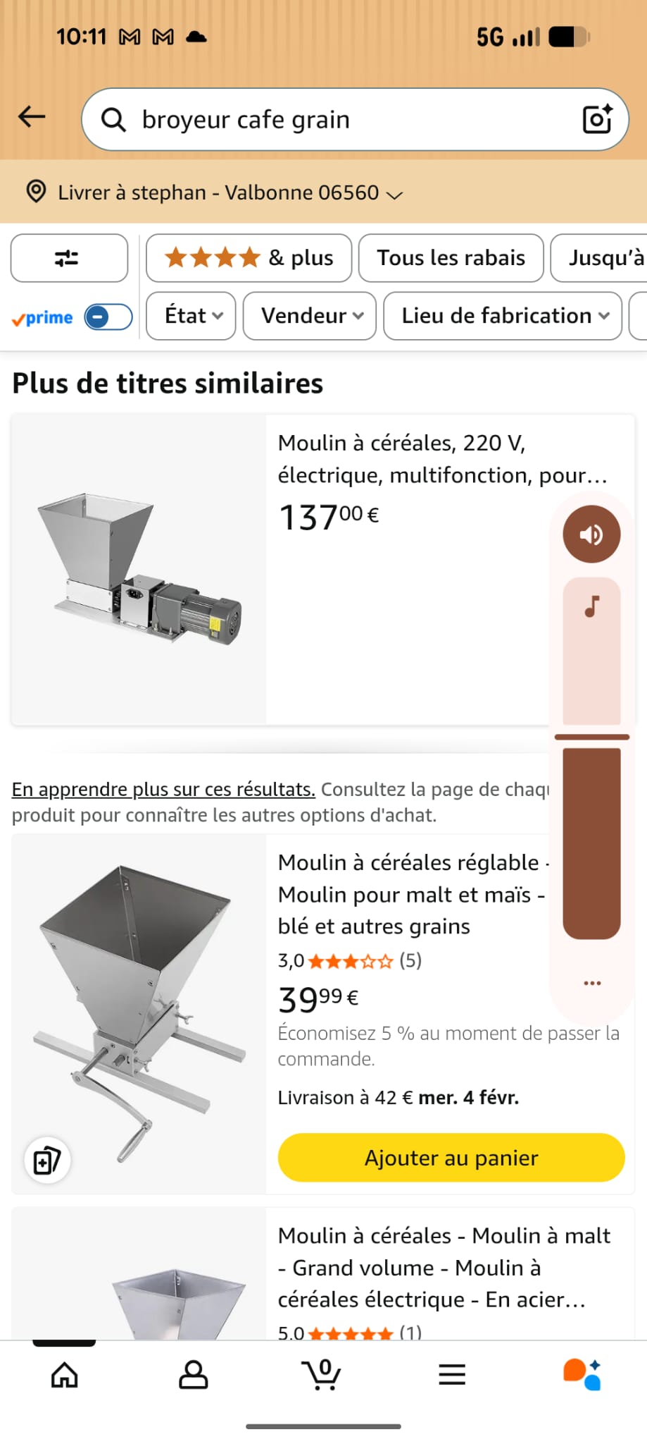 4 broyeurs automatiques Damien