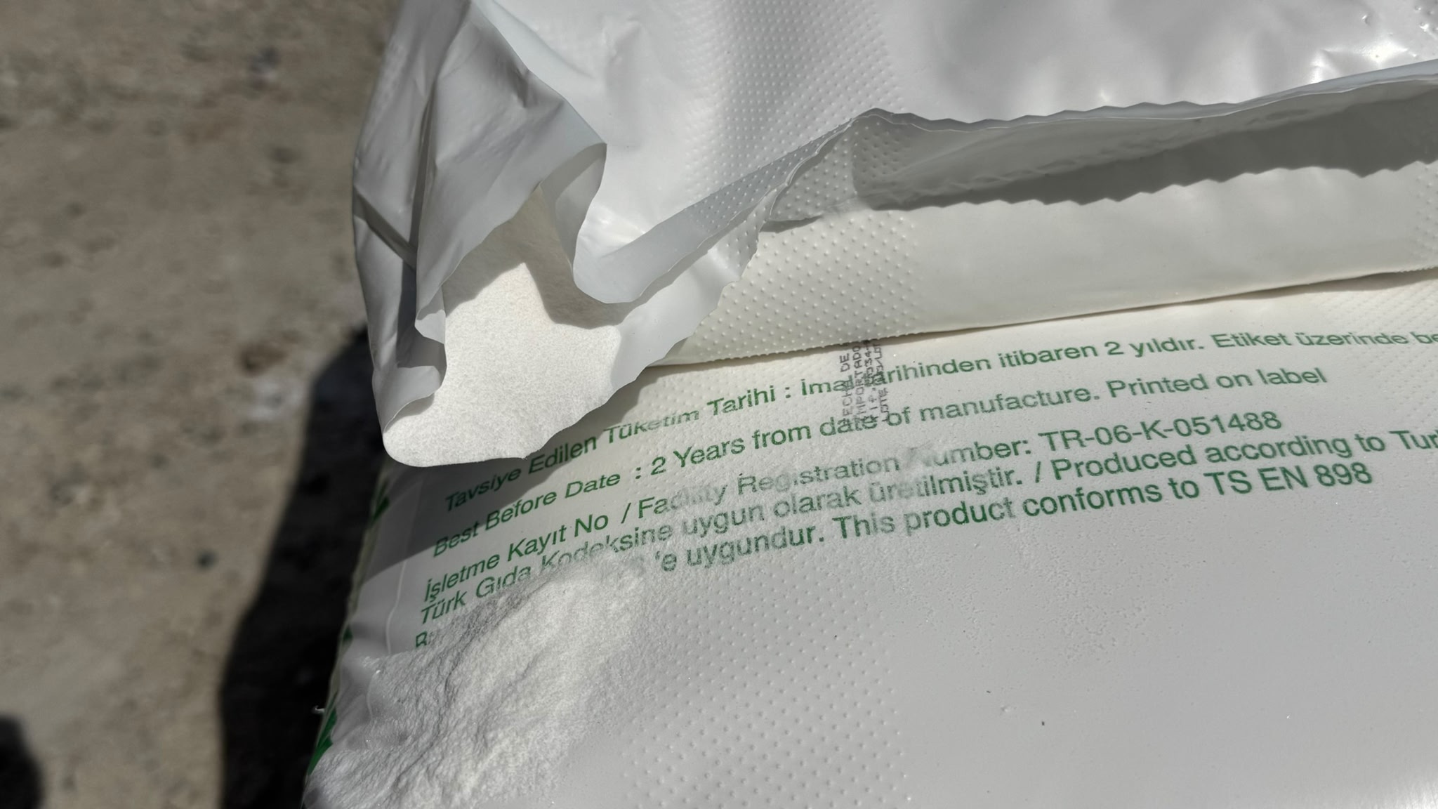 Sac bicar défectueux 1